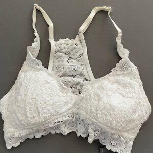 Aerie White Lace Bralette